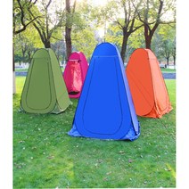 캠핑 야외활동 임시 샤워장 화장실 텐트 휴대용 타인으로부터 시선차단 안전 샤워실, O 뉴 1.2m 그린 3창