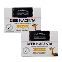 피터앤존 디어 플라센타 (뉴질랜드 사슴태반) 60캡슐, 2개