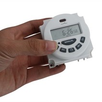 마이크로 컴퓨터 AC 12V LCD 디지털 타이머 스위치 네온 조명용 프로그래밍 가능한 전자 릴레이 시간, 01 220V