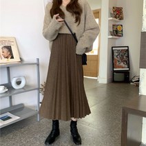 키 작은 플리츠 스커트