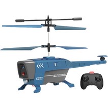 2.4GHz RC 항공기 장애물 회피 2.5/3.5CH 원격 제어 헬리콥터 초보자용 적외선 드론, 01 2.5CH Blue