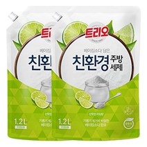 트리오 베이킹소다 담은 친환경주방세제 리필 1.2L X 2개