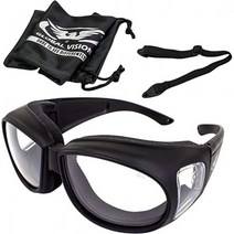 글로벌비전 아웃피터 패딩 오토바이 스포츠 선글라스 안전 고글, Clear to Smoke Lens, Clear to Smoke Lens