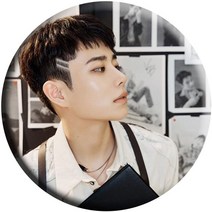 열쇠고리 KPOP ASTRO 앨범 스위치 사진 라운드 브로치 배지 mjjin JIN Rocky 2742084768, mj 01 Badge