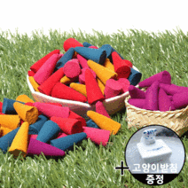 태양아로마향 천연 아로마 콘향 130개(6종 세트 + 서비스 10개) + 향 받침 1개, 아로마콘향(원하시는향 배송메시지에 적어주세요)