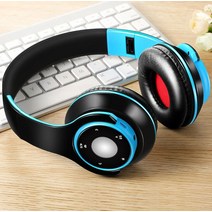 인이어 모니터 마이크 케이블 UHF IEM 무선 헤드셋 블루투스 이어폰 및 헤드폰 HIFI 스테레오 IOS 안드로이드 휴대폰 삼성 스포츠 SD 카드, Blue, 하나