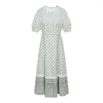 써스데이아일랜드 레이스 믹스 보더 원피스_T234MOP308W