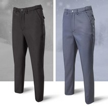 기모 스판 골프바지 일자 빅사이즈 30~40 2벌세트 블랙 그레이