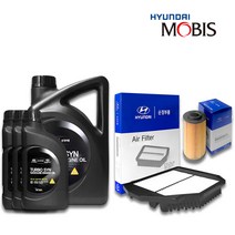 제네시스 G80 3.3 일반가솔린 (터보는 X) 엔진오일세트, 1개