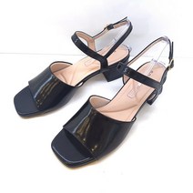 소다 소다 FLD109 KP10 소다 여성 유광블랙 소프트 스킨 블랙 썸머 샌들 (P001470113)