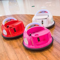 어린이 범퍼카 UFO 아기 전동차 푸쉬카 선물, 핑크 테이블모델