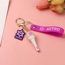 ko Astro Got7 스트레이 키즈 트와이스 EXO 실리콘 라이트스틱 키 체인 팬 컬렉션 선물 1 장, 2