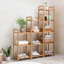 이케아 선반 원목 선반장 3단 4단 5단 실내화 거치대 나무 우드 선반 진열장 diy 조립식 인테리어