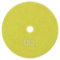 5인치광택패드 자동차광택기 5인치 125mm 습식 다이아몬드 연마 패드 대리석 화강암 그릿 150, 01 white grey_01 150 Grits