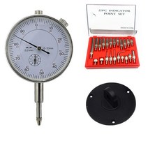 다이얼 게이지 디지털 측정다이얼 표시기 0-10mm 0.01mm 러그 백 테스트 게이지 22pcs 앤빌 포인트 트 스레, 03 Indicator Point Set