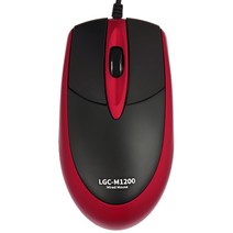 For LG 유선 광마우스 M-1200, 레드