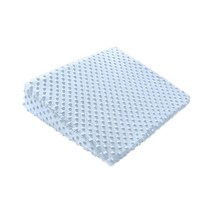 침대용 웨지 베개 사이드 슬리핑 쿠션 안티 스핏 수면 웨지, 46x37x36x9cm, 플러시 천, 하늘색