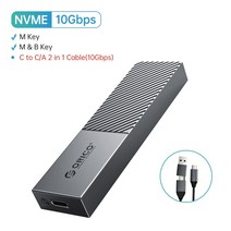 ORICO-USB4.0 M.2 NVMe SSD 인클로저 40Gbps PCIe3.0x4 알루미늄 케이스 Thunderbolt 3 4 USB3.2 USB 3.1, 14 NVMe-10Gbps, 한개옵션1