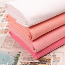 유명한원단 헤어밴드원단 튜브폭 밀라노 시보리 다이마루 원단 핑크 4종, 딸기우유(D일삼)