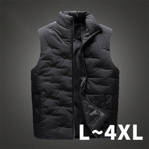 세련된 경량패딩조끼 남자 정장 패딩조끼 L XL