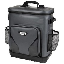 Klein Tools 62810BPCLR 쿨러 백팩 30캔 단열 백팩 쿨러 견고한 바닥 작업 현장 사냥 캠핑 또는 해변에 이상적, Backpack Cooler