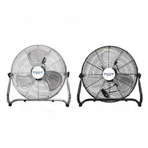 발 선풍기 낚시 캠핑 차량 휴대용 현장용 선풍기, 12인치 검정색