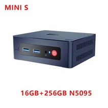 소형PC 미니PC 산업용미니PC Beelink-미니 S GK 미니 인텔 셀러론 J4125 N5095 윈도우즈 11 PC DDR4 8GB 2, 02 AU, 06 16GB 256GB N5095