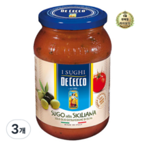 라이브잇 데체코 슈고 알라 시칠리아나 파스타 소스, 12개, 400g