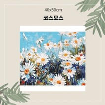 셀럽하우스 OH 명화유화그리기 A-052 코스모스 중형 40x50, 쿠팡 본상품선택
