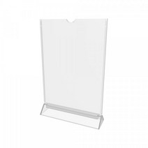 아트사인 투명 양면 Y자형 아크릴 POP꽂이 A4세로, 3개