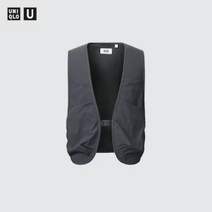 유니클로 남성 유틸리티 다용도 베스트 수납 조끼 다크그레이 467164