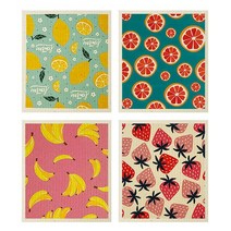 라니핏 과일 대나무 펄프 행주 4종, 2세트