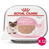 로얄캐닌 로얄캐닌 마더앤베이비 캣 캔 100g x12개, 상세 설명 참조, 상세 설명 참조, 베이비캣캔 x12개