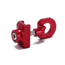 신제품 자전거 체인 조절기 텐셔너 패스너 BMX 픽시 알루미늄 합금 볼트 단일 속도 나사 핫세일, 01 빨간