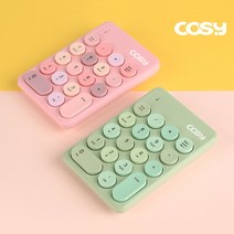 코시 캔디레트로 무선 키패드 / 번호입력숫자키보드 / 카운터용키패드 / 포스기키패드, 핑크