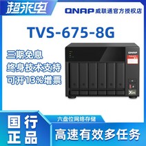 NAS 나스 신제품 qnap QNAP tvs-675-8g 비용 효율적인 8코어 6디스크, tvs-675+ 웨스턴 디지털 레드 플레이트 2t