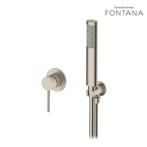 [폰타나] 벽매립 샤워 수전(1way) 에르사 TF-L5817A-BN 니켈, 단품