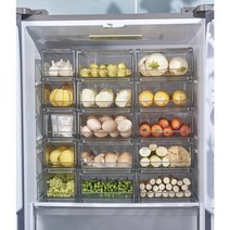 서랍형 냉장고 정리트레이 과일 야채 정리함 수납함 슬라이딩 보관함