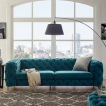 수입쇼파 북유럽 디자인 벨벳 소파 3인 4인, 더블(160x85x80), 로얄 블루