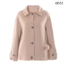 에이비플러스 ab.f.z 폼폼링 드롭숄더 버튼 울 자켓 (AFU4GJ03A)