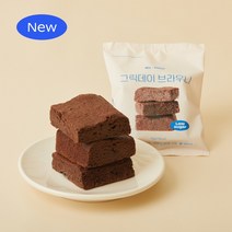 [그릭데이] 저당 브라우니, 1개, 80g