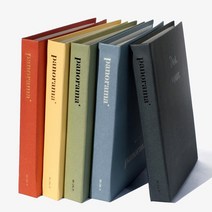 비온뒤 네컷 파노라마 접착식 사진앨범 포토앨범, 레드오렌지