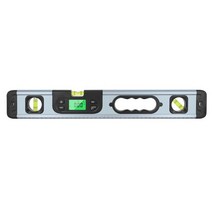 디지털수평계 레이저수평기 디지털 각도계 백라이트 LCD 디스플레이 목수용 전자 각도기 스피릿 레벨 목공 앵글 파인더 게이지, [01] black