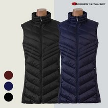 [마운틴가이드]겨울 등산복 단체복 베스트 여성 경량 롱 패딩조끼 MZW-V204-35