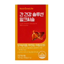 뉴트리원 간건강 솔루션 밀크씨슬 700mgX30캡슐X4개, 단품, 단품