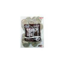 없음 [청년푸드] 모닝하임 햄버거패티 2500g 간식 술안주 반찬, 1개
