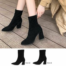 [KT알파쇼핑]여성 하이 앵글 스웨이드 부츠 결혼식 하객 팬션룩