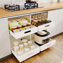 헌군2 슬라이딩 수납 트레이 선반 정리 주방 정리대