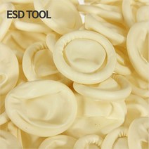 라텍스 핑거코트 손가락골무 1000pcs 링타입 컷타입 Latex Fingercots, 라텍스핑거코트(옐로우/S)-1팩(1000개)