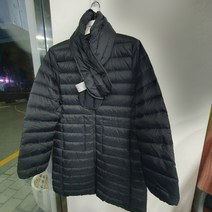 머플러 덕다운 경량 롱패딩4